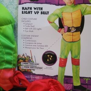 Kids Ninja Turtle Costume with Light-Up Belt